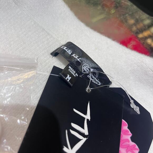 Dolls Kill x Care Bears x Strawberry Shortcake Cardigan M NWT - Picture 12 of 14